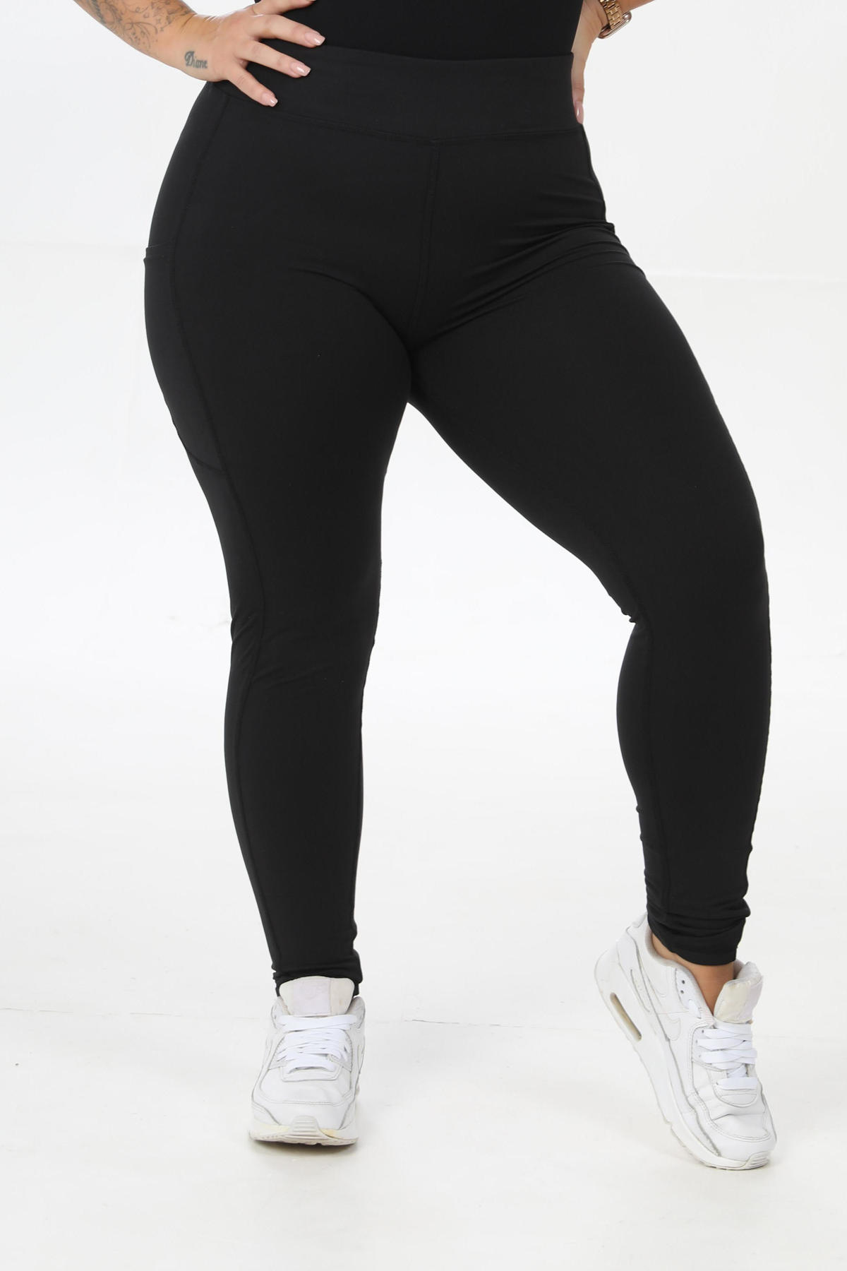 ALONG FT Leggngs Femme avec Poches Leggng de Sport Engrener Leggngs