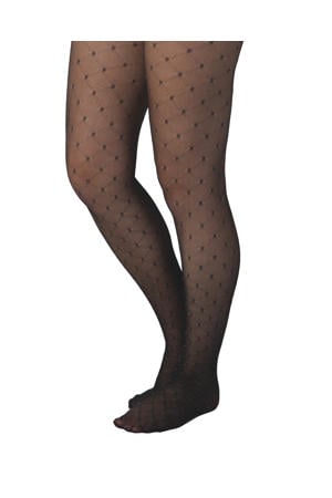 panty met glitters 20 denier zwart