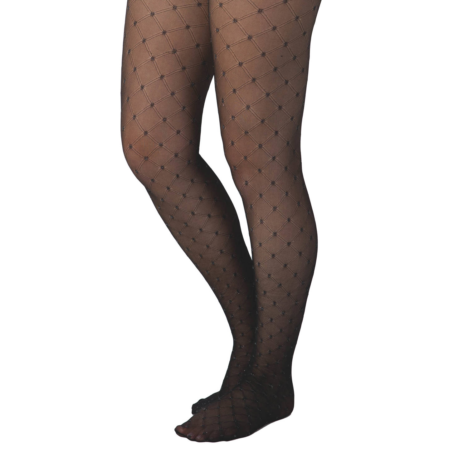 Pamela Mann panty met glitters 20 denier zwart