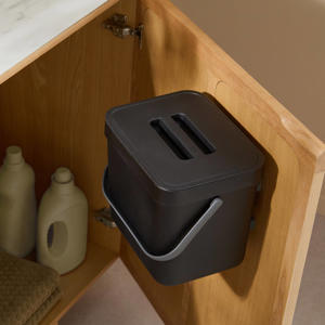 NOUS Living inbouw prullenbak (7L) - mat zwart