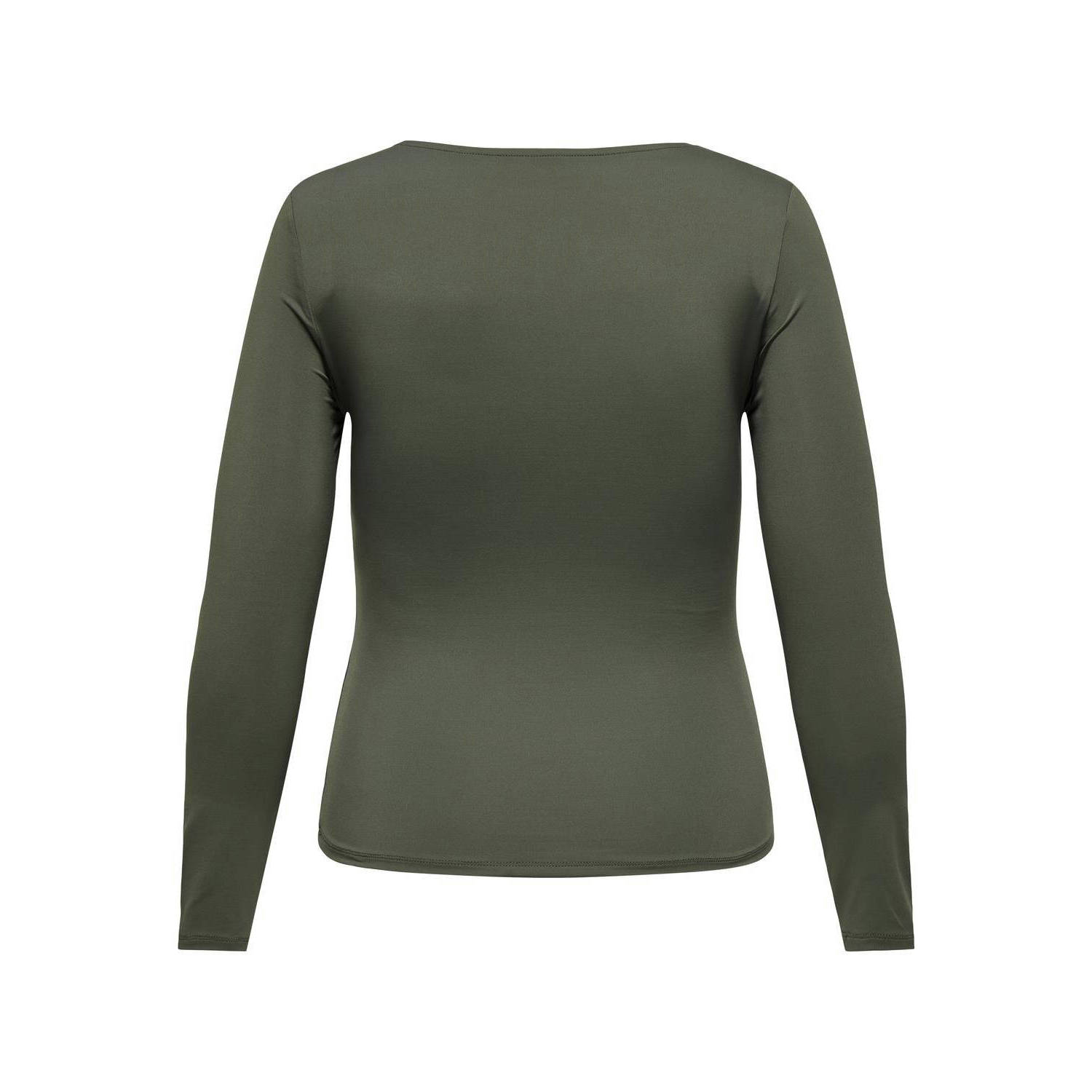 ONLY CARMAKOMA top CAREA kaki