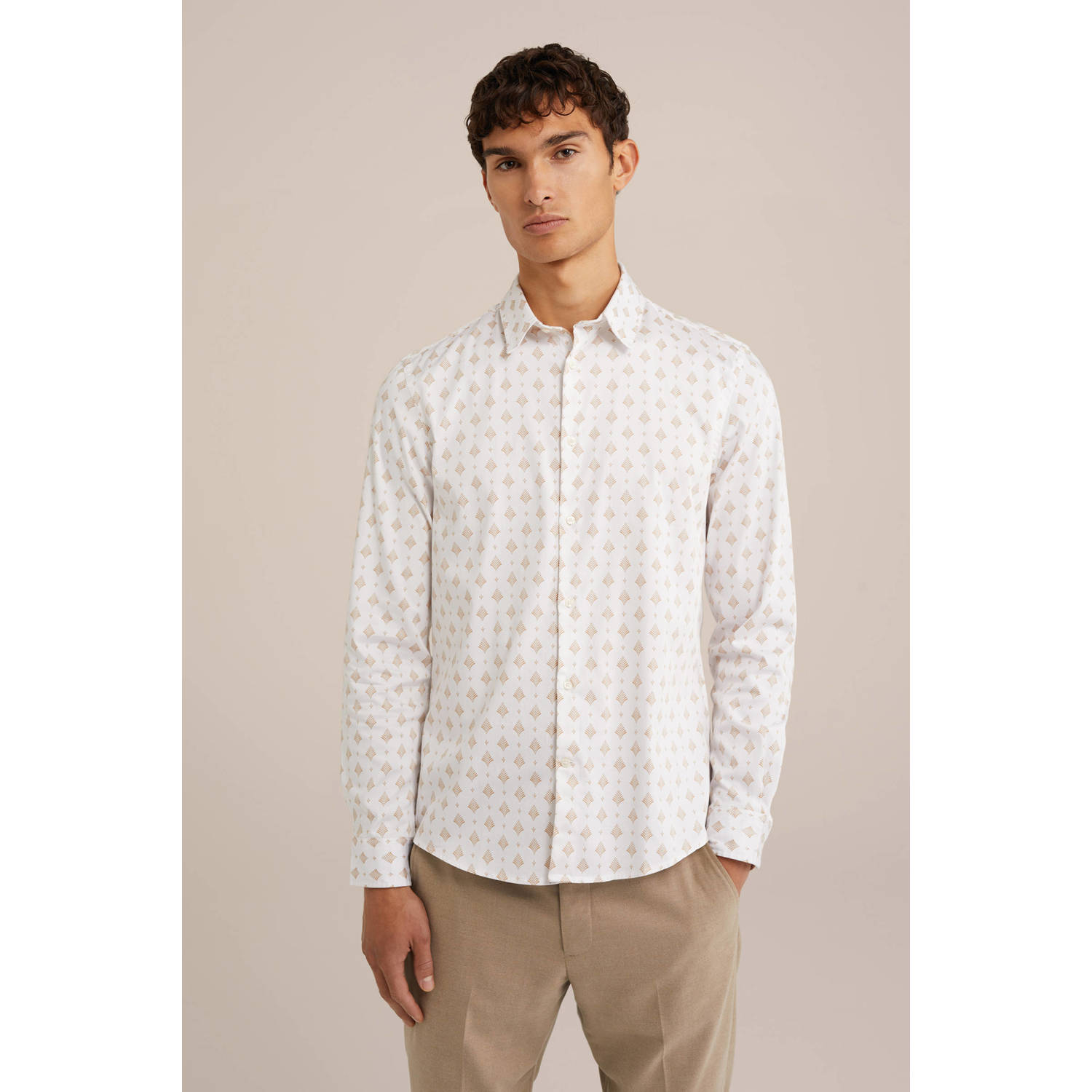 WE Fashion casual overhemd wit