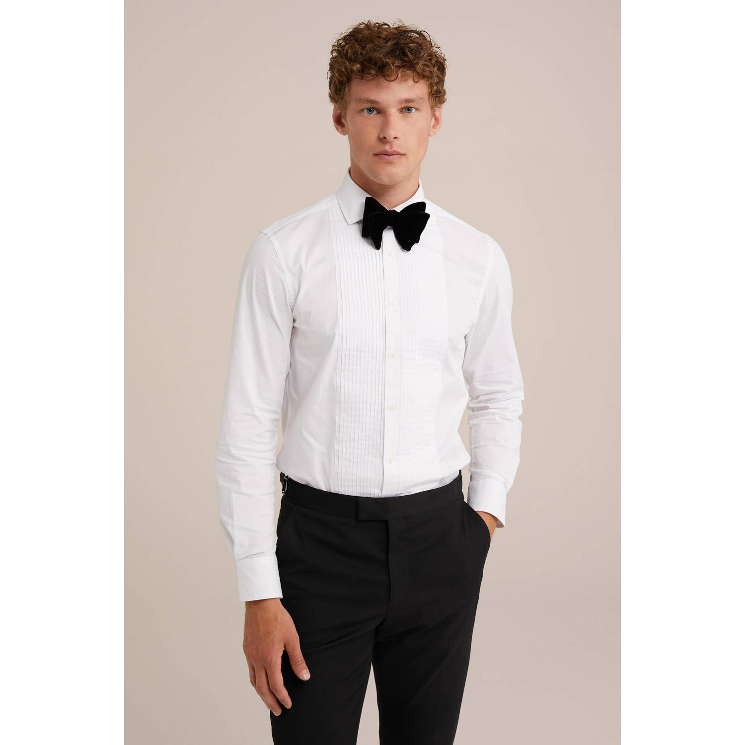 WE Fashion zakelijk overhemd wit