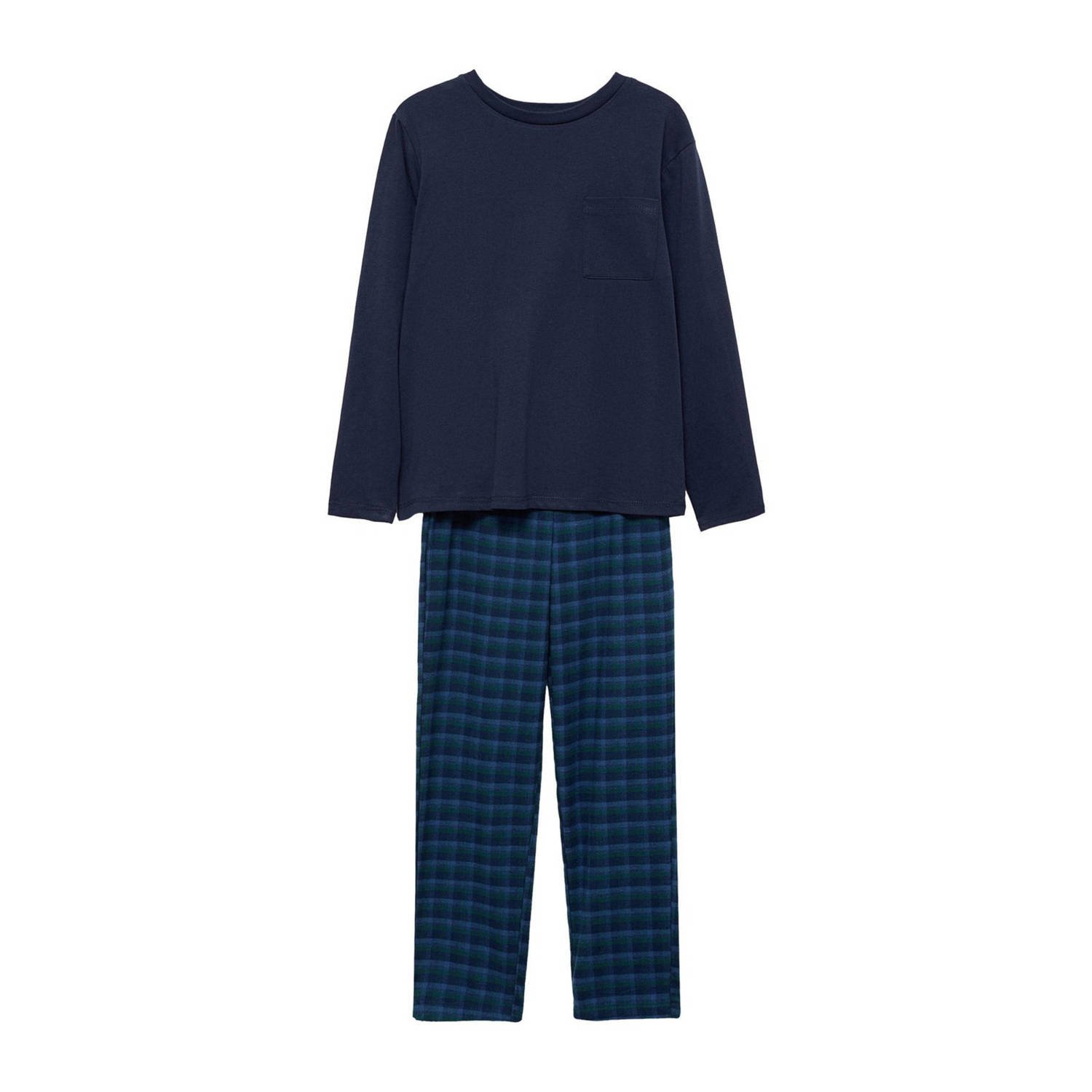 Mango Kids pyjama donkerblauw