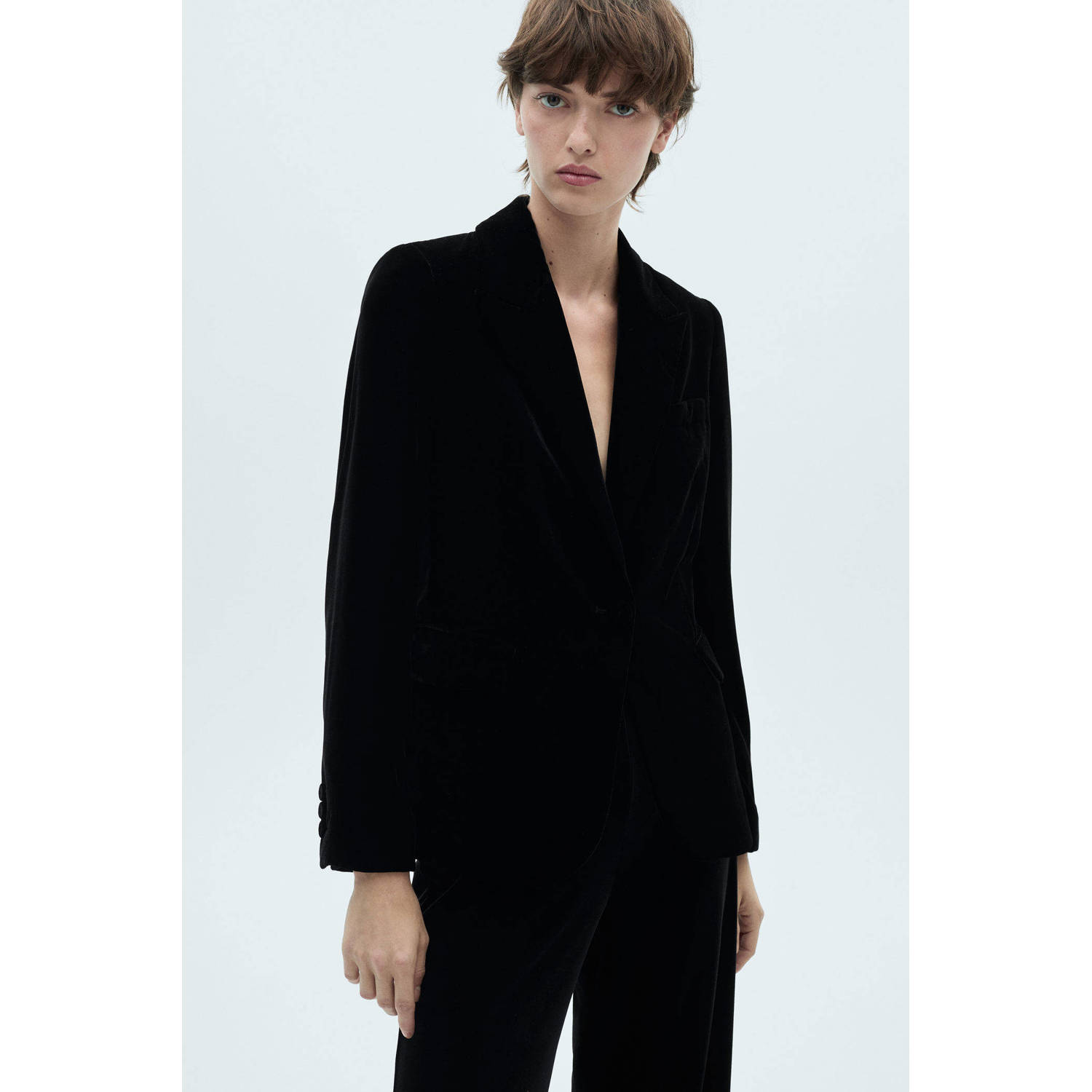 Mango fluwelen blazer