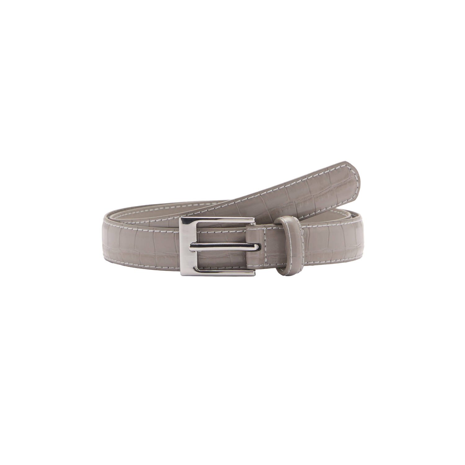Mango riem grijs