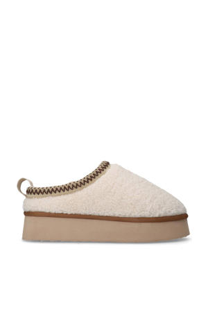 teddy clogs ecru