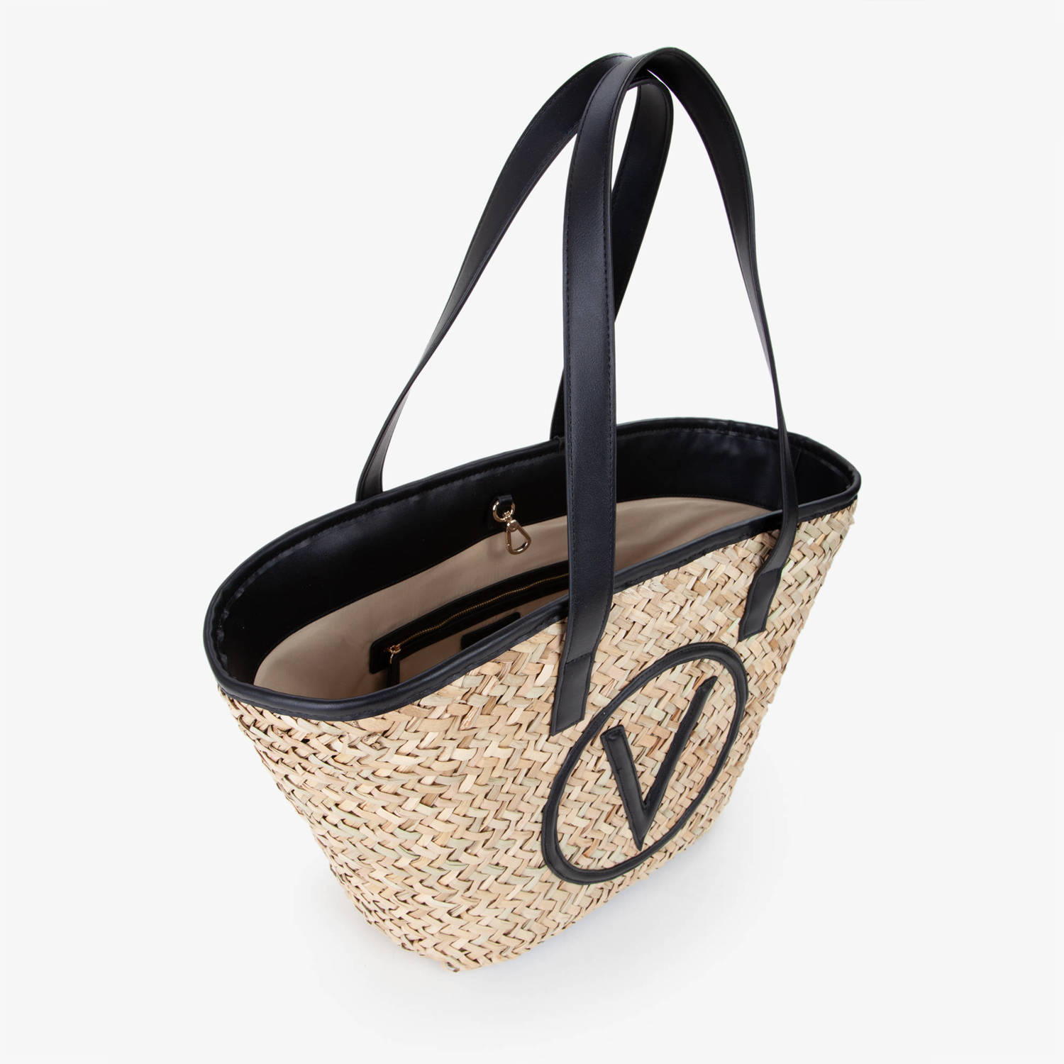 Valentino Bags shopper Samuela naturel zwart