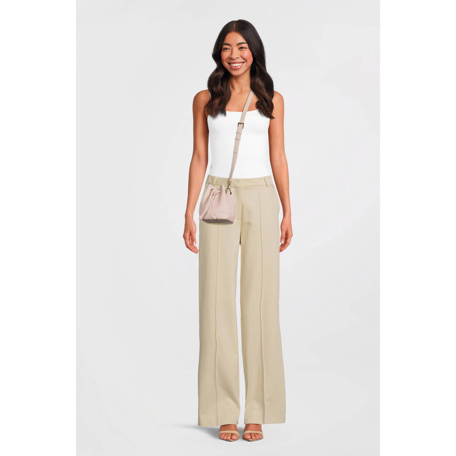 Valentino Bags crossbody tas Samba Re lichtroze