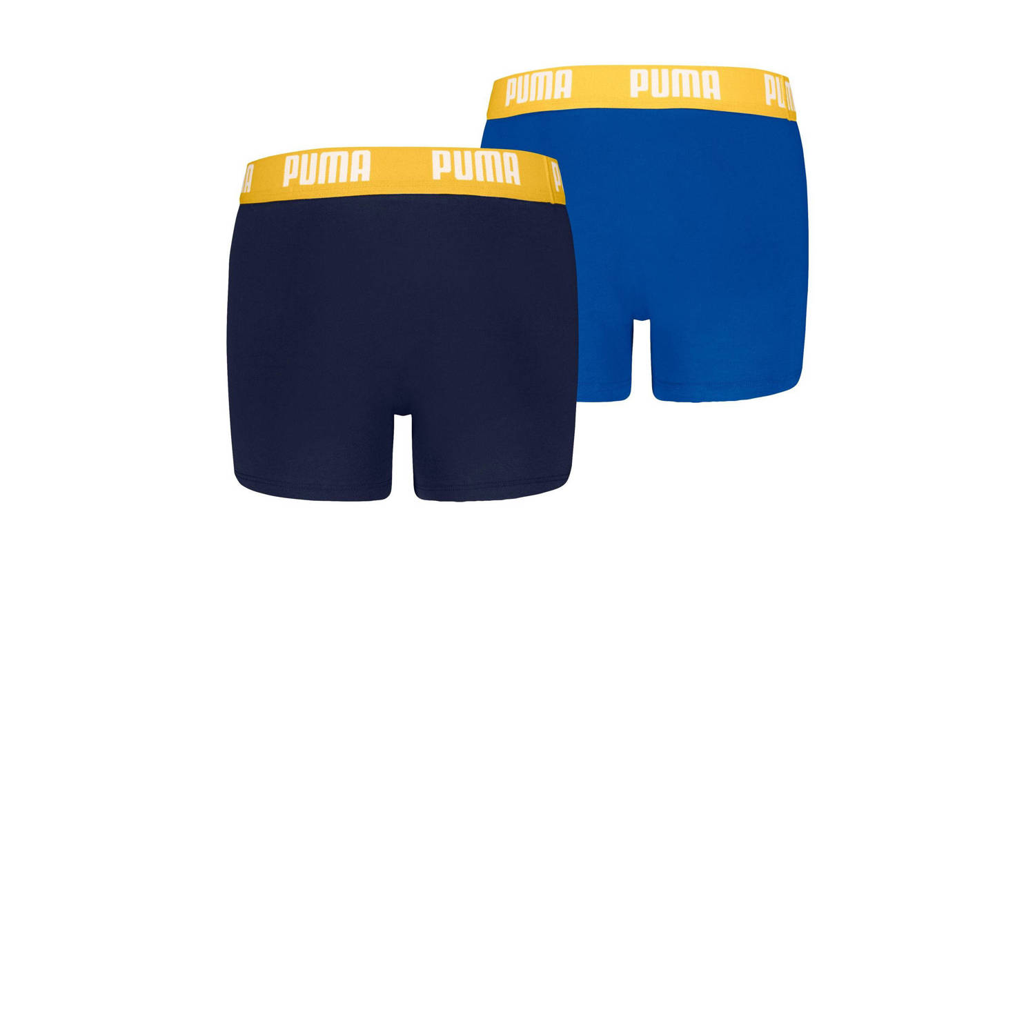 Puma boxershorts set van 2 donkerblauw blauw