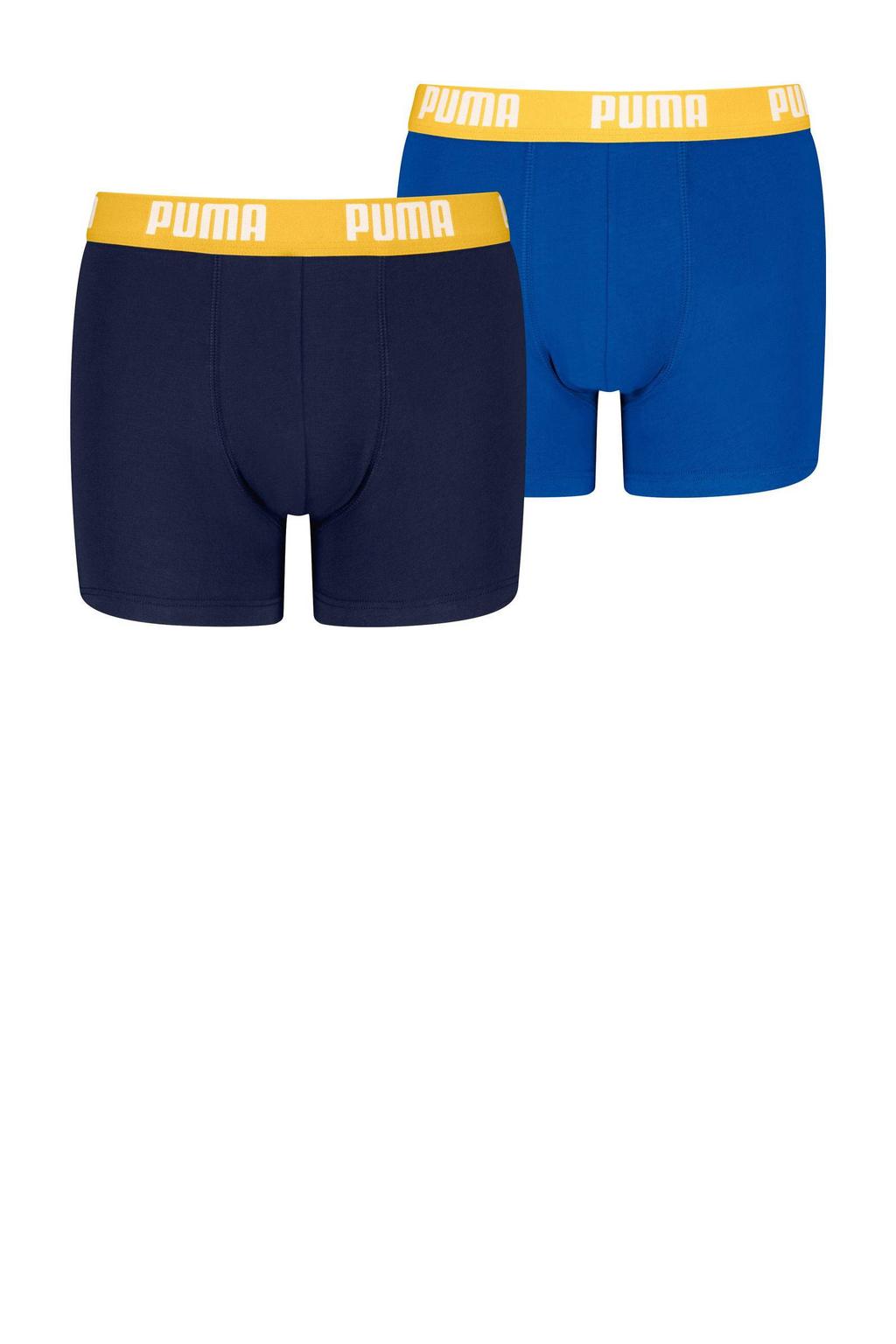 Puma boxershorts - donkerblauw / blauw (set van 2)