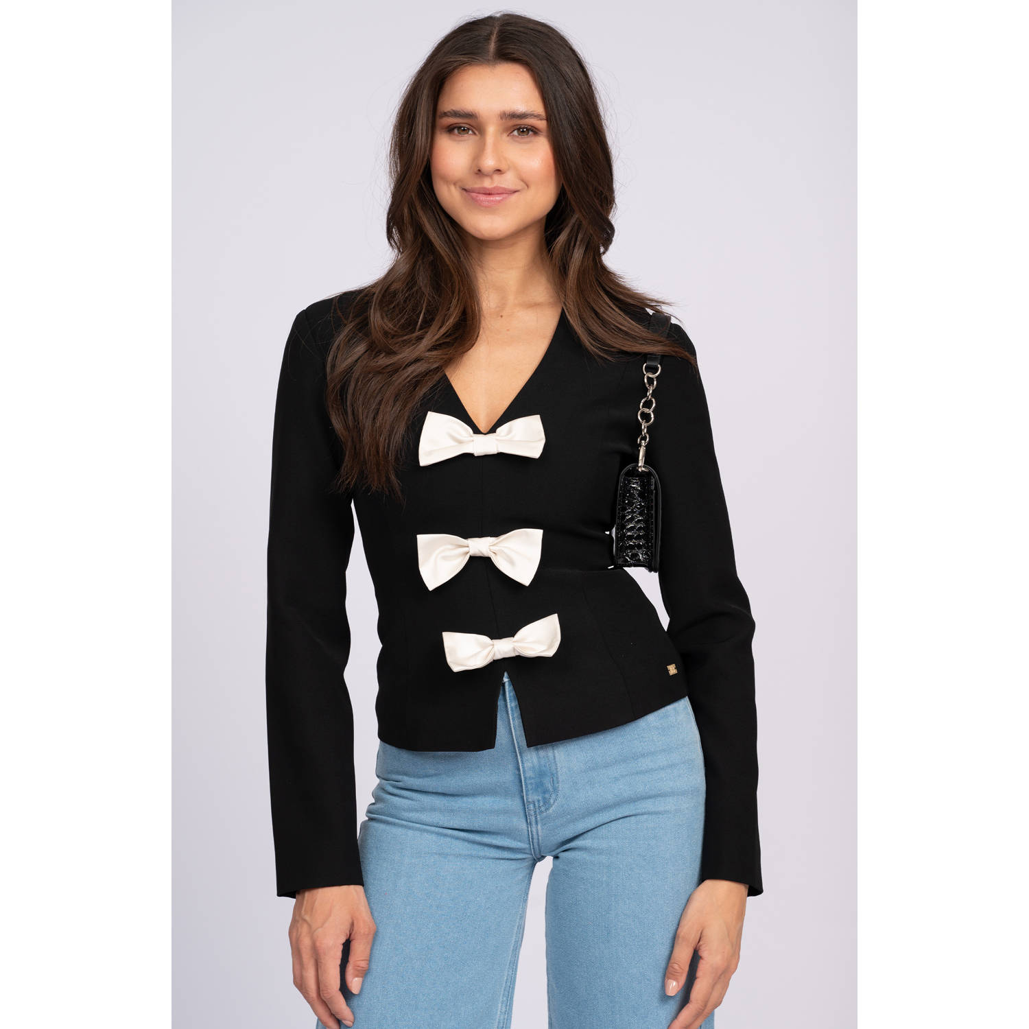 NIKKIE x Anna Nooshin top zwart