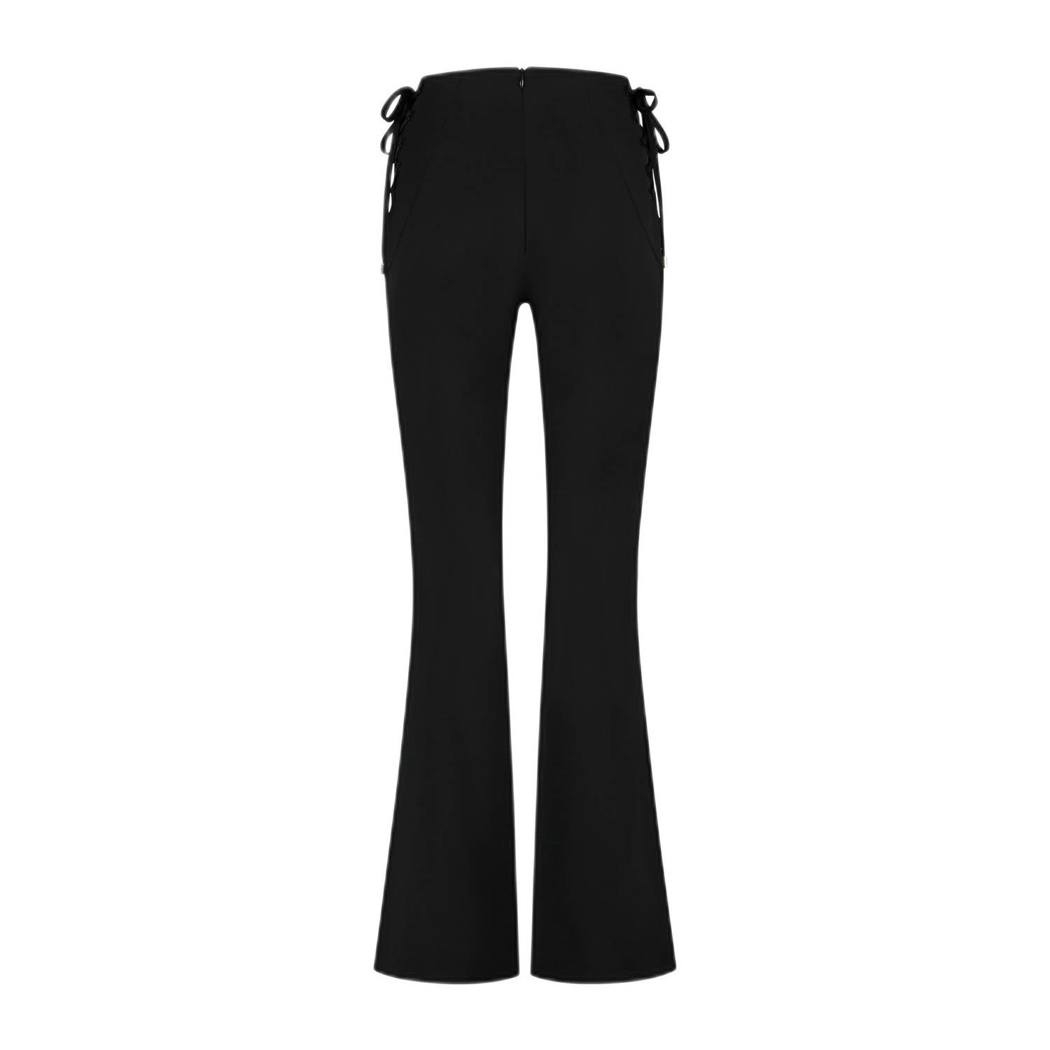 NIKKIE x Anna Nooshin straight high waist broek zwart