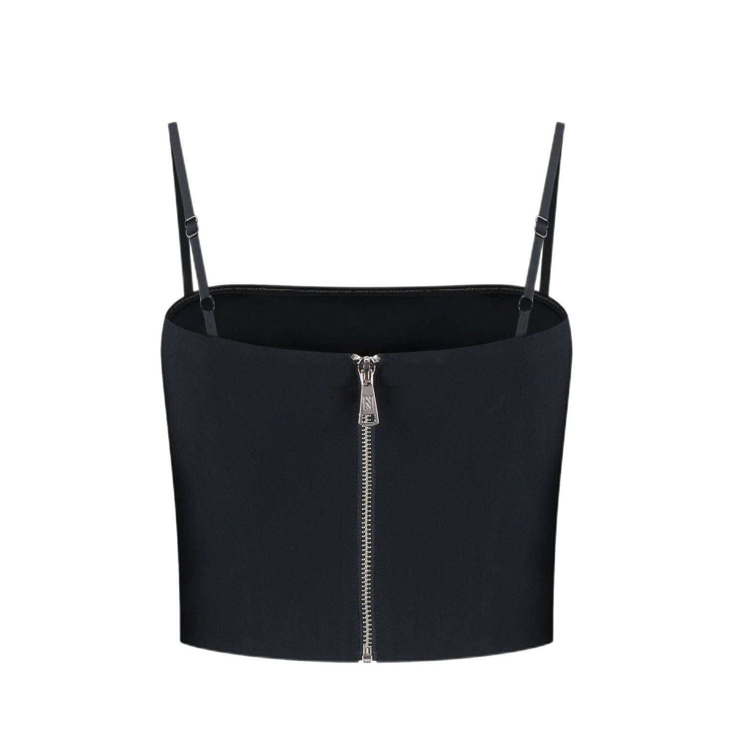 NIKKIE x Anna Nooshin cropped top zwart