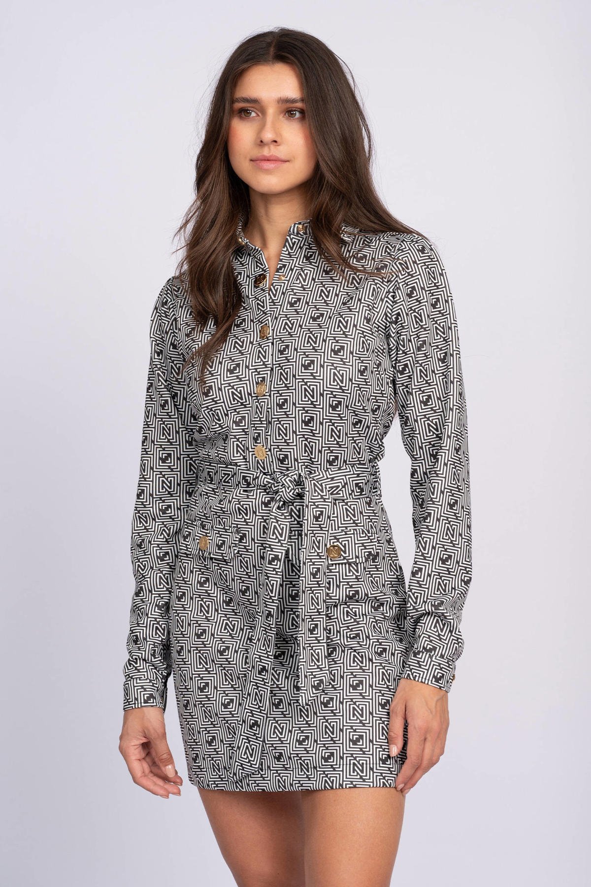 NIKKIE korte jurk zwart kopen? Morgen in huis wehkamp