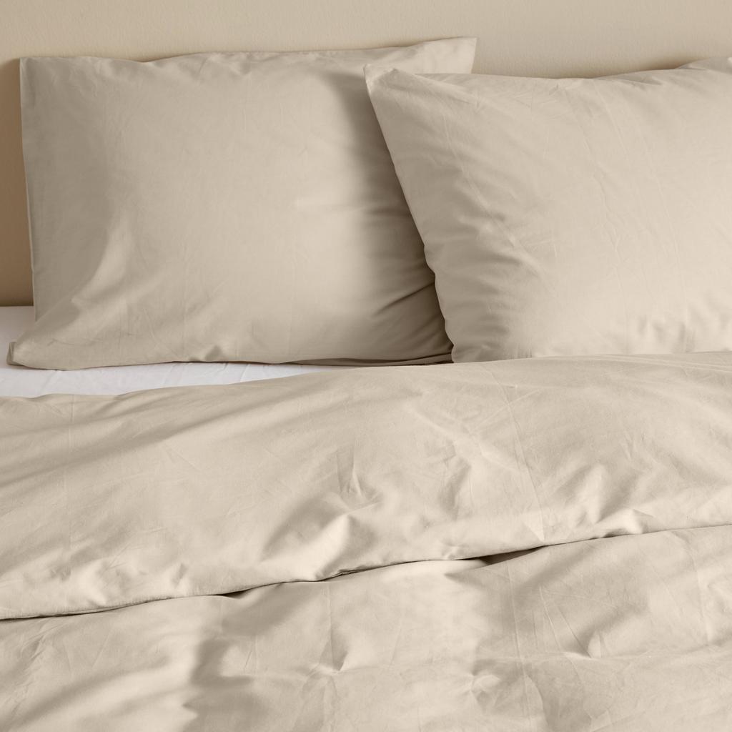 NOUS Living basis kussensloop - beige (60x70 cm) (set van 2)