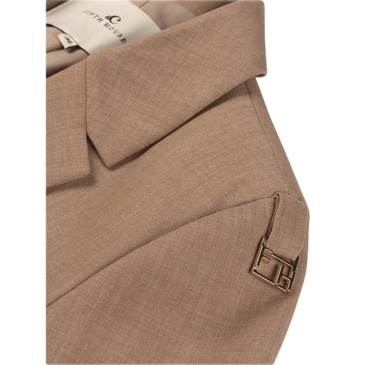 Fifth House getailleerde blazer camel