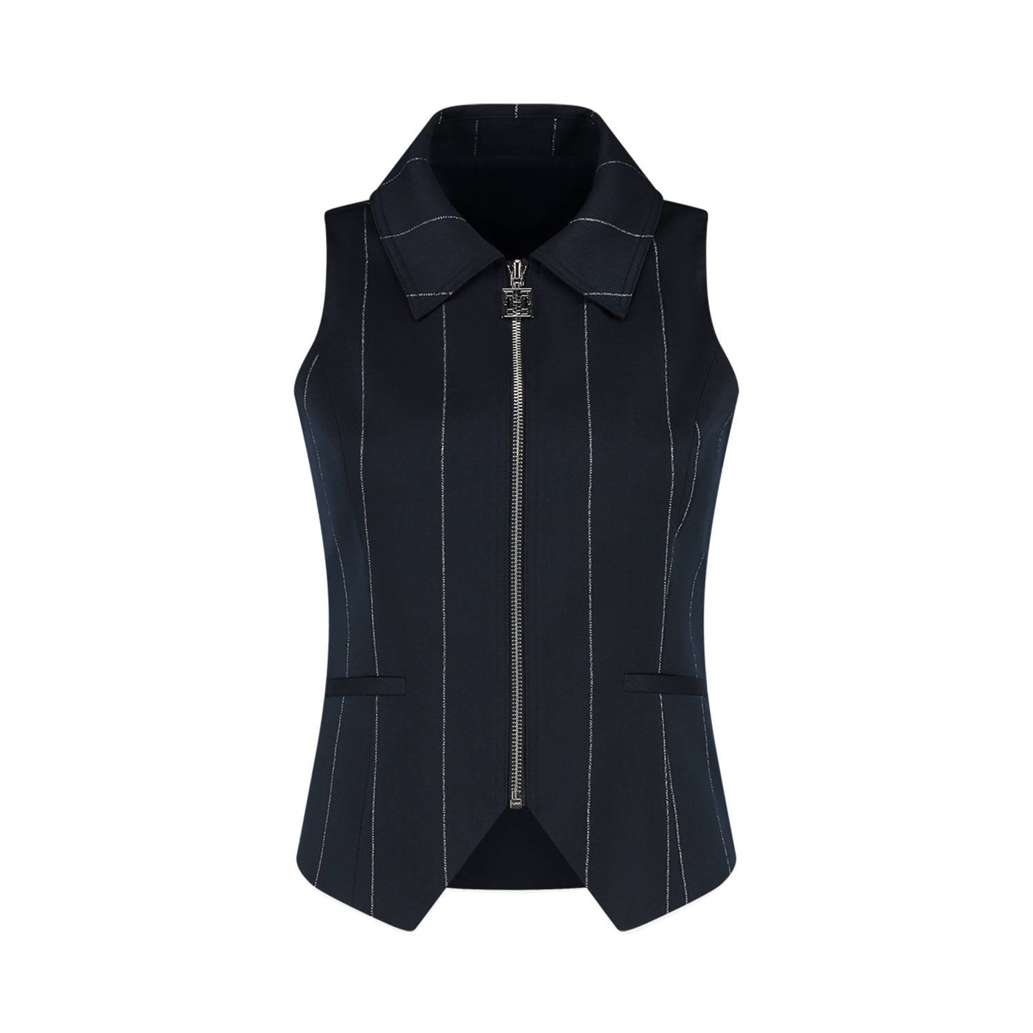 Fifth House gilet marine met lurex