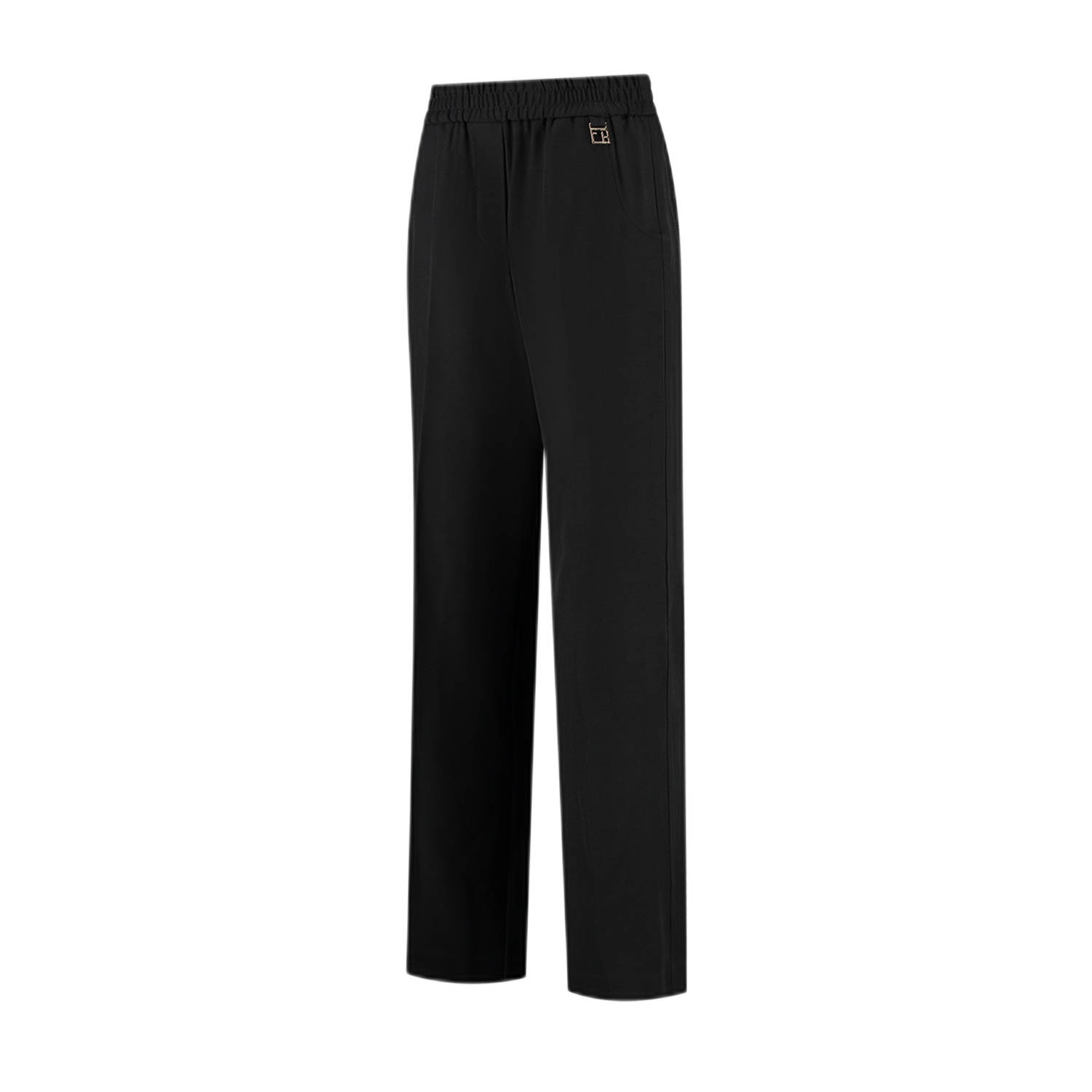 Fifth House straight high waist broek zwart