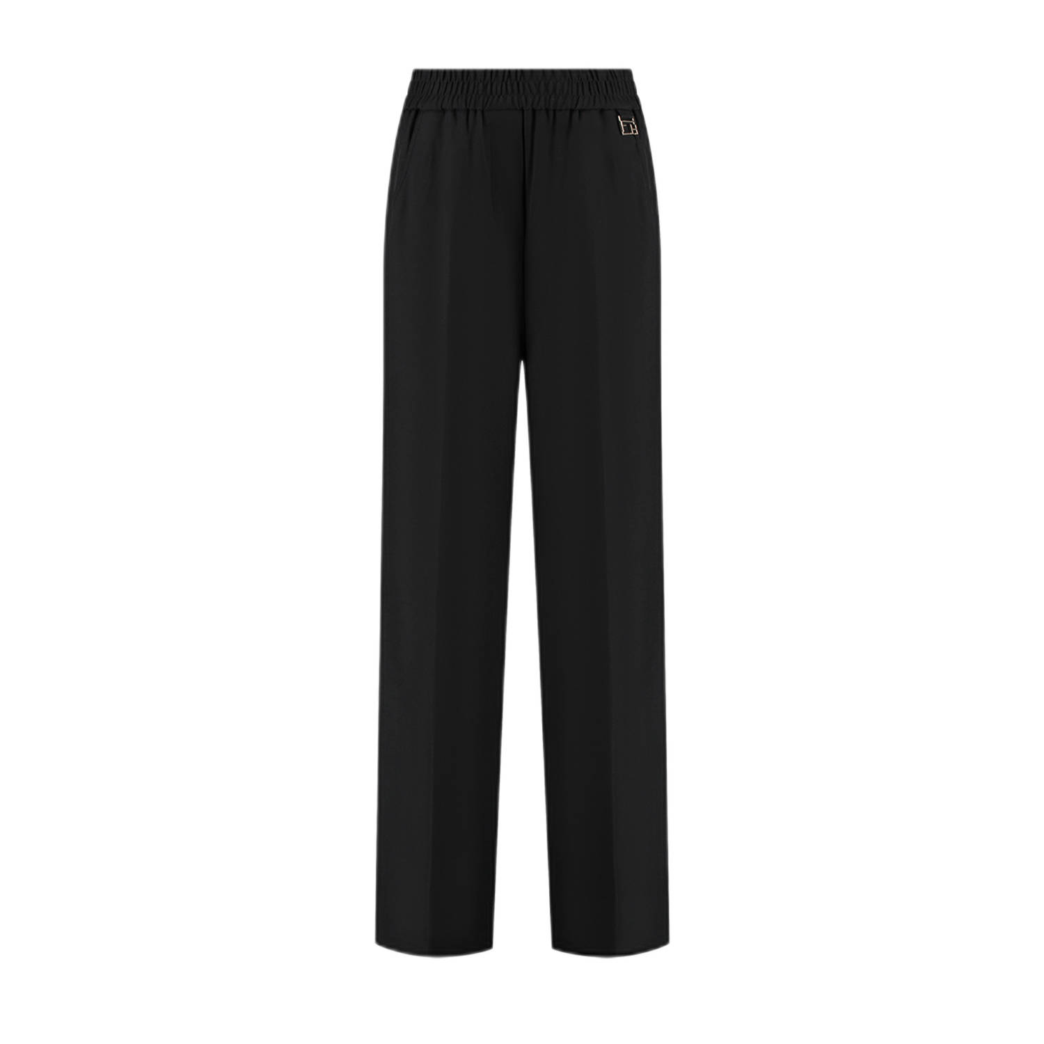 Fifth House straight high waist broek zwart