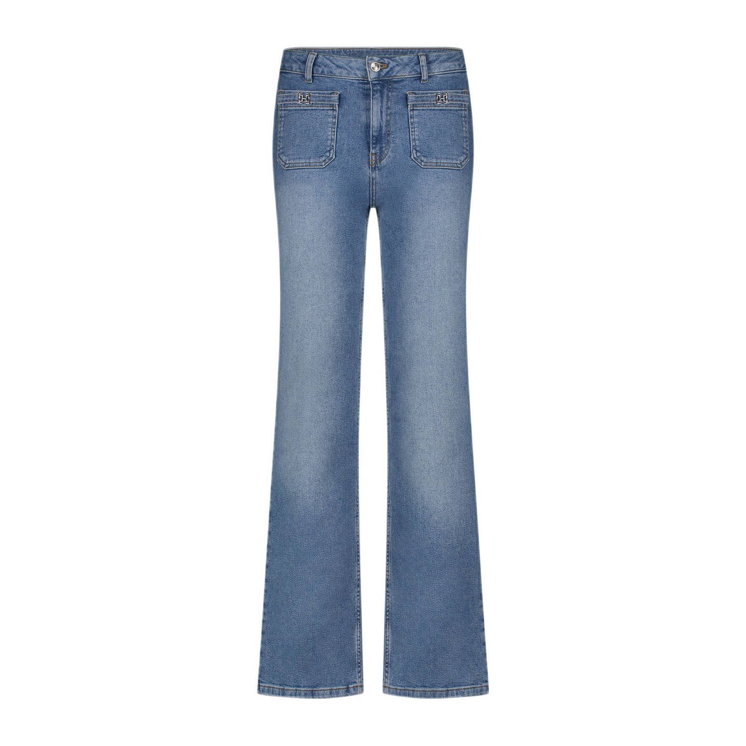 Fifth House high waist medium blue denim