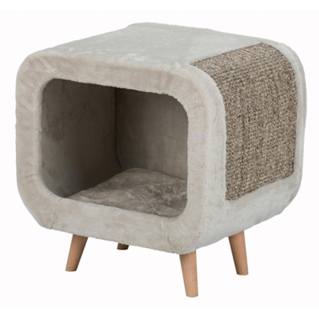 Trixie kattenmand Alicia Relax Huis Lichtgrijs/Grijs Gemêleerd 48X48X38 cm