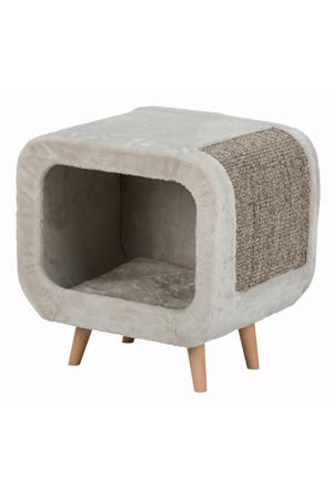 kattenmand Alicia Relax Huis Lichtgrijs/Grijs GemÃªleerd 48X48X38 cm