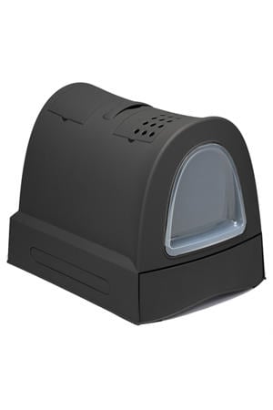 kattenbak Zuma Met Schuiflade Antraciet 40X56X42,5 cm