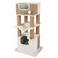 Trixie krabpaal Lucano Wit/Taupe 58X48X110 cm
