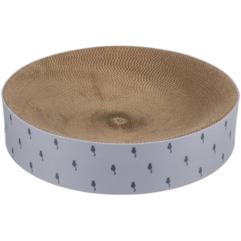 Trixie krabmand Lilly Karton Catnip Lichtgrijs 45 x 10 cm