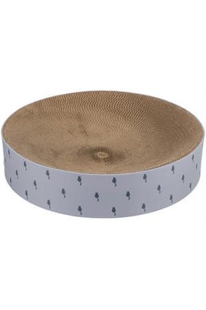 krabmand Lilly Karton Catnip Lichtgrijs 45 x 10 cm