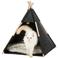 Trixie kattenmand Tipitent Vilt Antraciet 55 x 55 x 65 cm