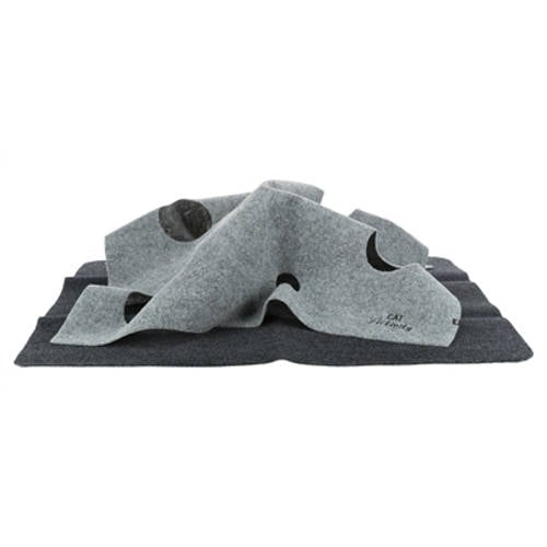 Trixie kattenspeelgoed Cat Activity Adventure Carpet Grijs 99 x 99 cm afbeelding