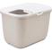 Savic kattenbak Hop In Wit/Mokka 58,5X39X39,5 cm