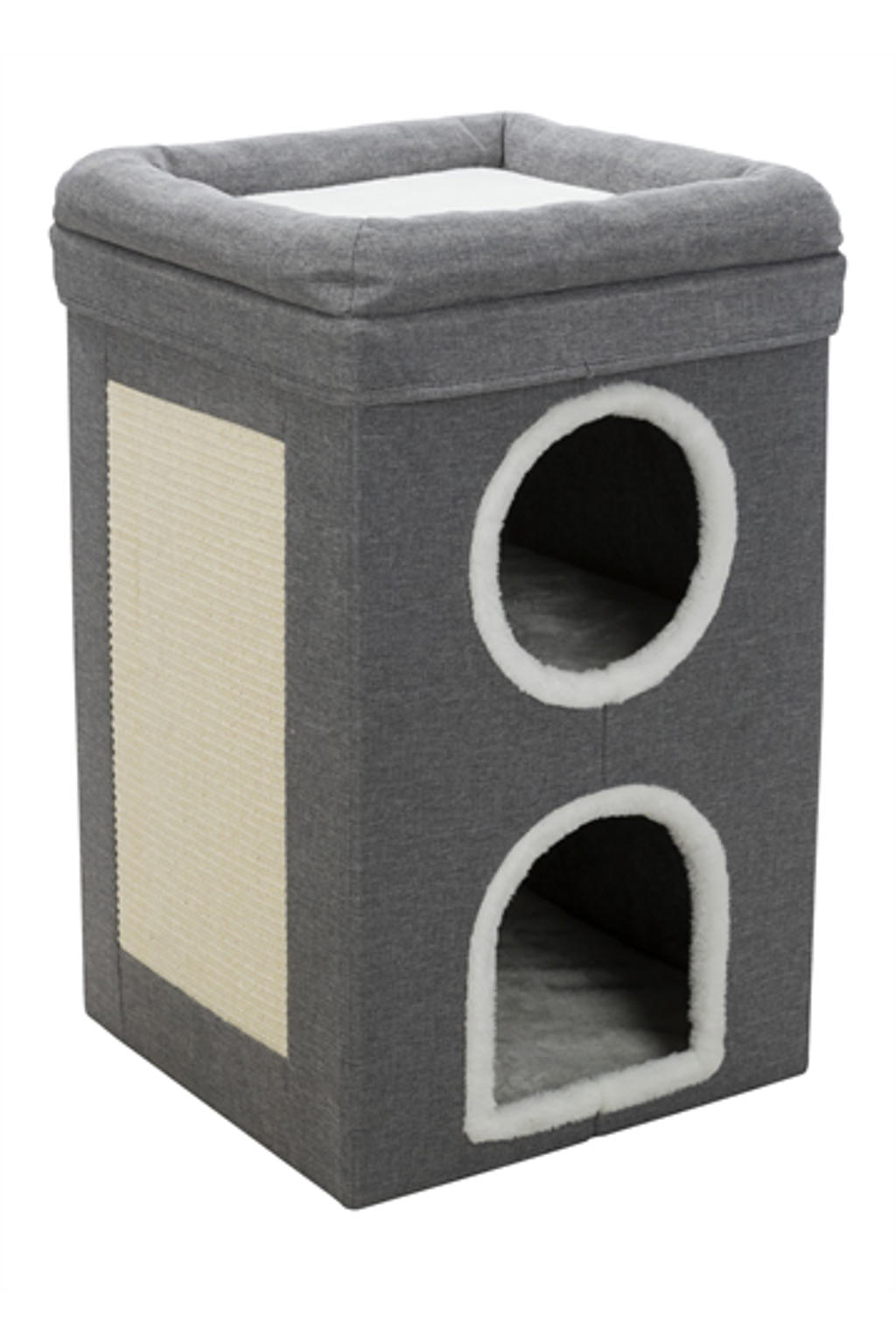 Trixie krabpaal Cat Tower Saul Grijs 39 x 39 x 64 cm