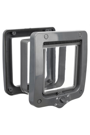 kattenluik 4-wegs Incl Tunnelstuk Grijs 20X20 cm
