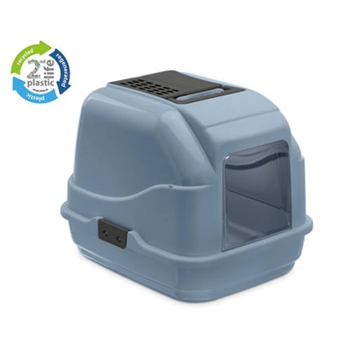 Wehkamp Imac kattenbak Easy Cat 2nd Life Blauw 50X40X40 cm aanbieding