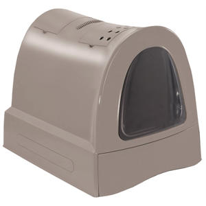 kattenbak Zuma met schuiflade Taupe 40X56X42,5 cm