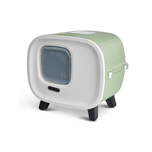 Wehkamp Savic kattenbak Mira Botanical Groen 55,5X44X49,5 cm aanbieding