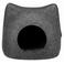 Trixie kattenmand Relax Iglo Vilt Grijs 38X37X35 cm