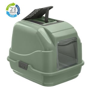 kattenbak Easy Cat 2nd Life Groen 50X40X40 cm