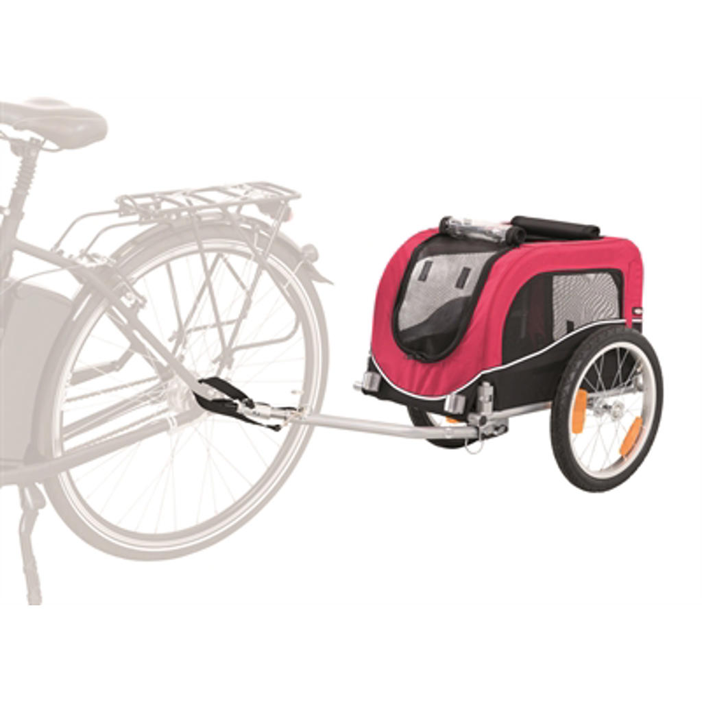 Trixie hondenfietskar Kleine Rassen Zwart / Rood 60X53X60 cm
