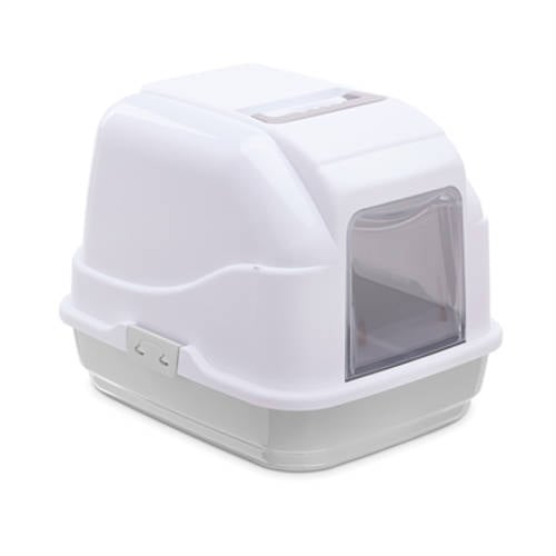 Wehkamp Imac kattenbak Easy Cat Wit / Lichtgrijs 50X40X40 cm aanbieding