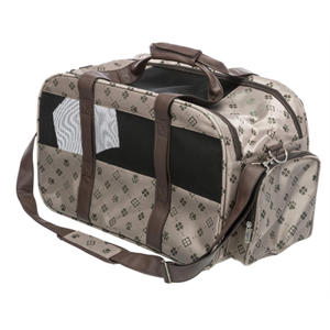hondentas/draagtas Maxima Beige/Bruin 54X33X32 cm