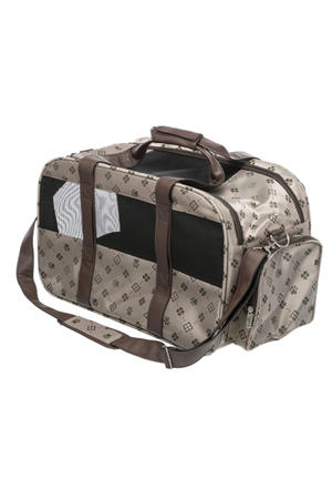 hondentas/draagtas Maxima Beige/Bruin 54X33X32 cm