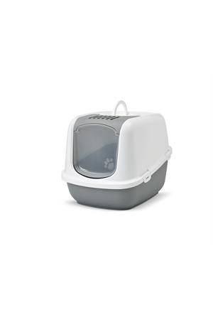 kattenbak Nestor Jumbo Koudgrijs/Wit 66,5X48,5X46,5 cm