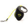 Flexi hondenriem Rollijn Giant Zwart/Neon geel L 8 mtr