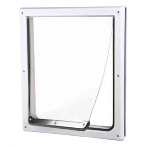 hondenluik 2-wegs Wit XS - S 25 - 29 cm