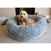 thumbnail: Rosewood hondenmand Silver Fluff Grijs 66 x 66 cm