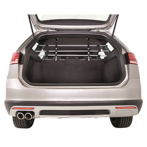 Trixie hondenrek Auto Zilver/Zwart 96-163X34-48 cm afbeelding